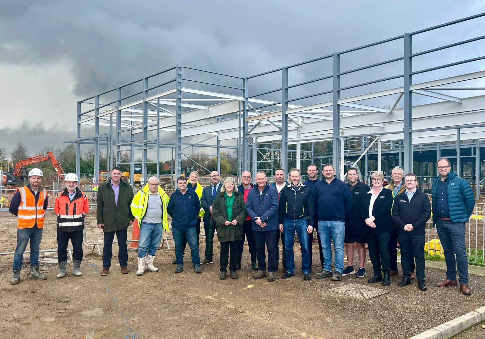 Steel frame completion marks major milestone for Castle redevelopment